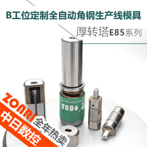 厚轉塔E90 B工位定制全自動角鋼生產(chǎn)線模具